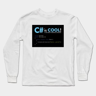 C# is COOL! Long Sleeve T-Shirt